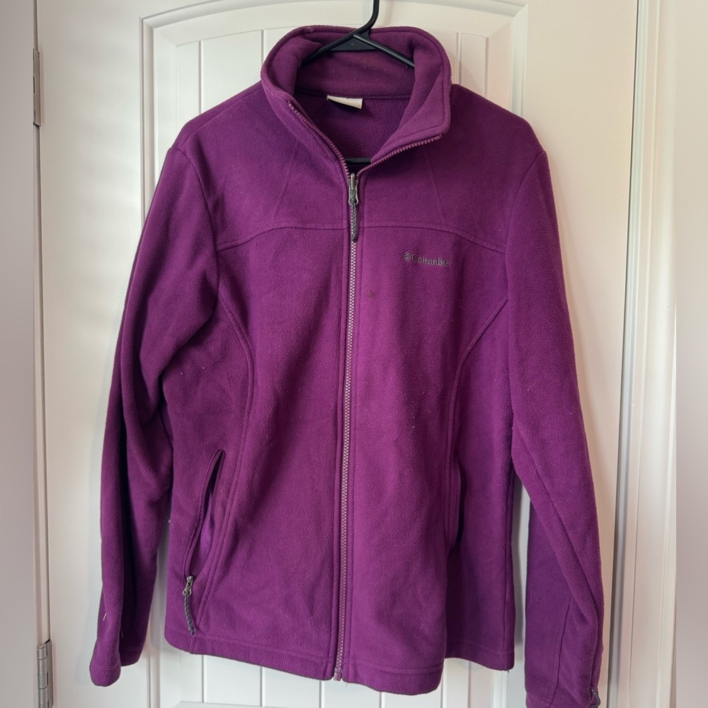 Columbia Woken’s Fleece, Purple, Size Large